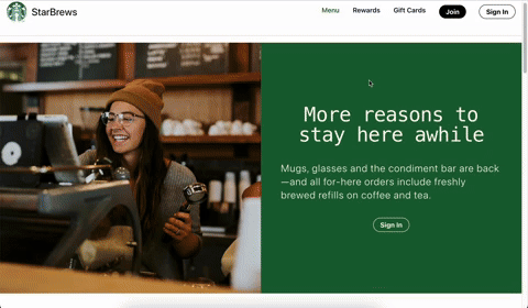 StarBrew Coffee gif